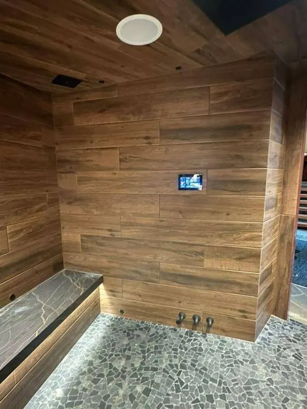 custom shower